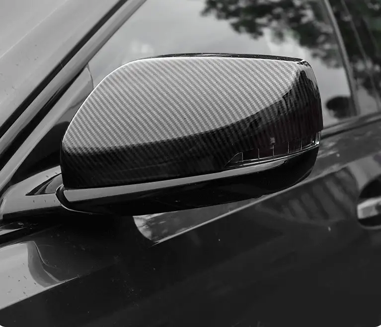 Modified Rearview Protective Shell Mirror Cover Decorative Carbon Fiber Pattern