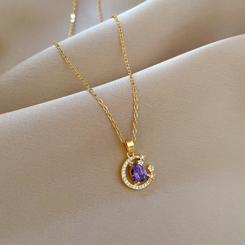 Women's Fashion Blue Starry Sky Necklace