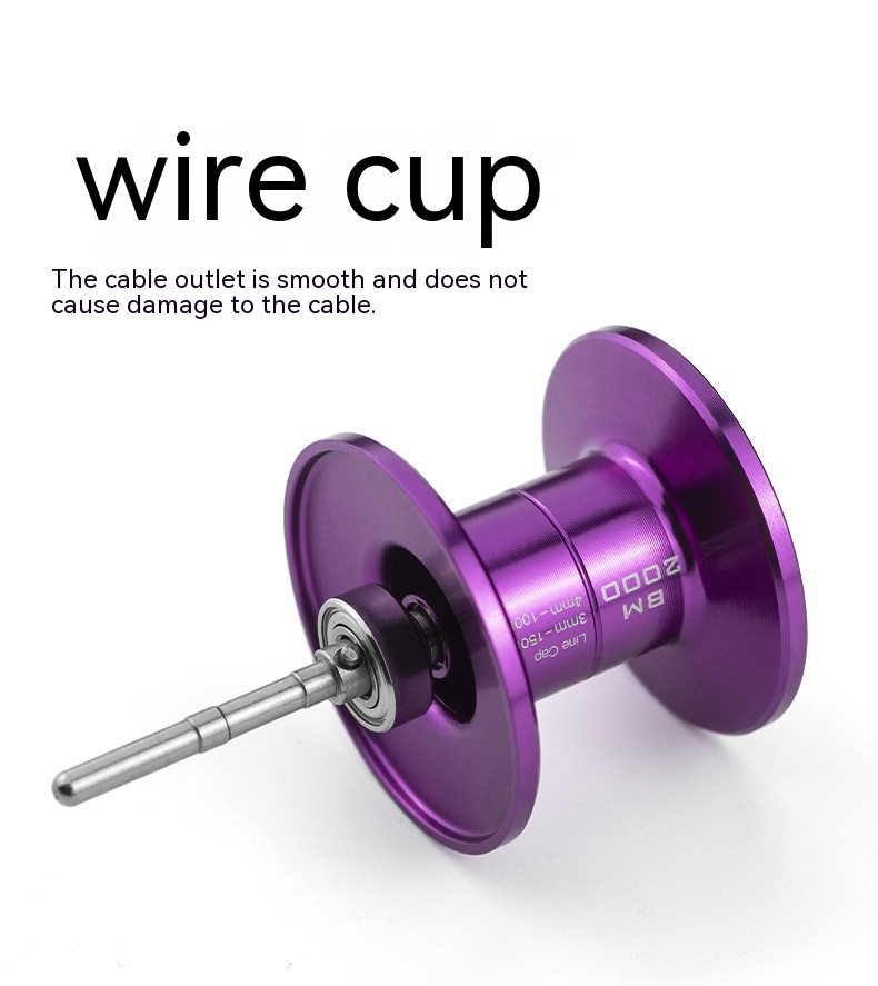 بكرة صيد ملونة بفرامل مغناطيسي قوية على شكل قطرة ماء