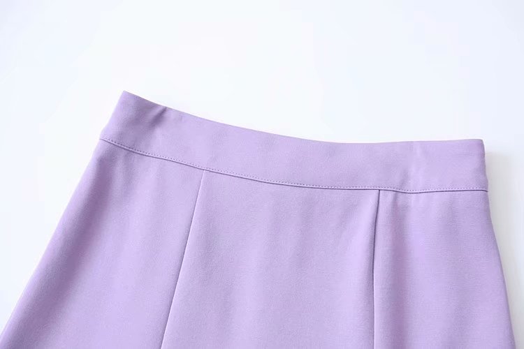 Women's Large Swing All-match Solid Color High Waist Skirt