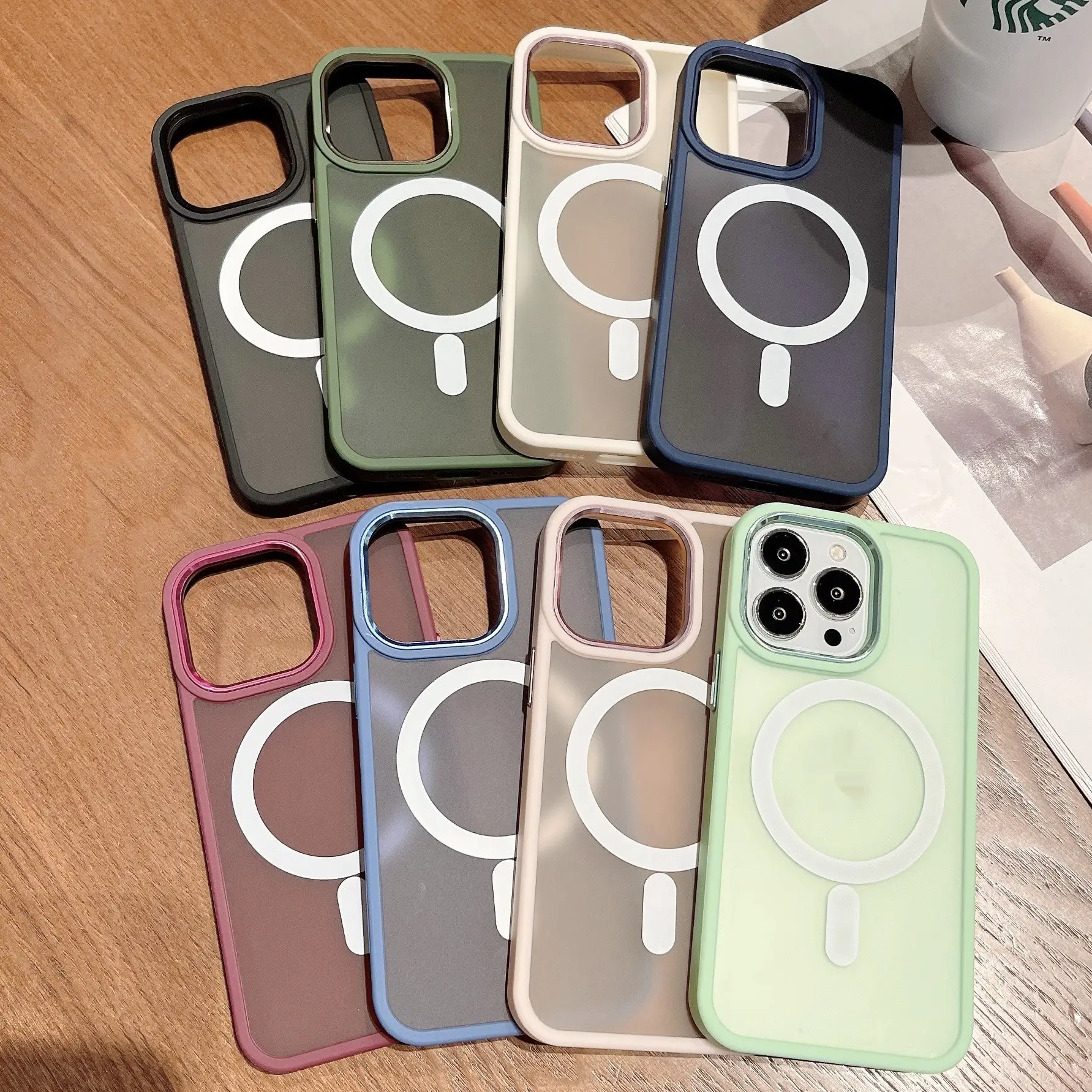 Magnetic Matte Skin Feeling Drop-resistant Phone Case