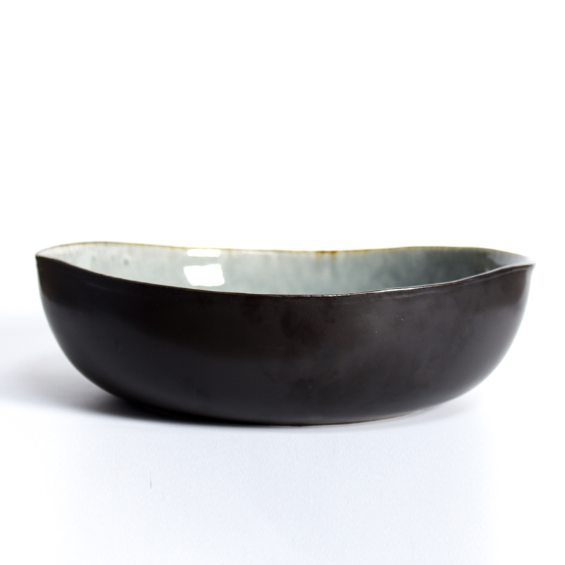 Good-looking 75 Inch Crackle Glaze Meal Bowl Profiled Salad Bowl