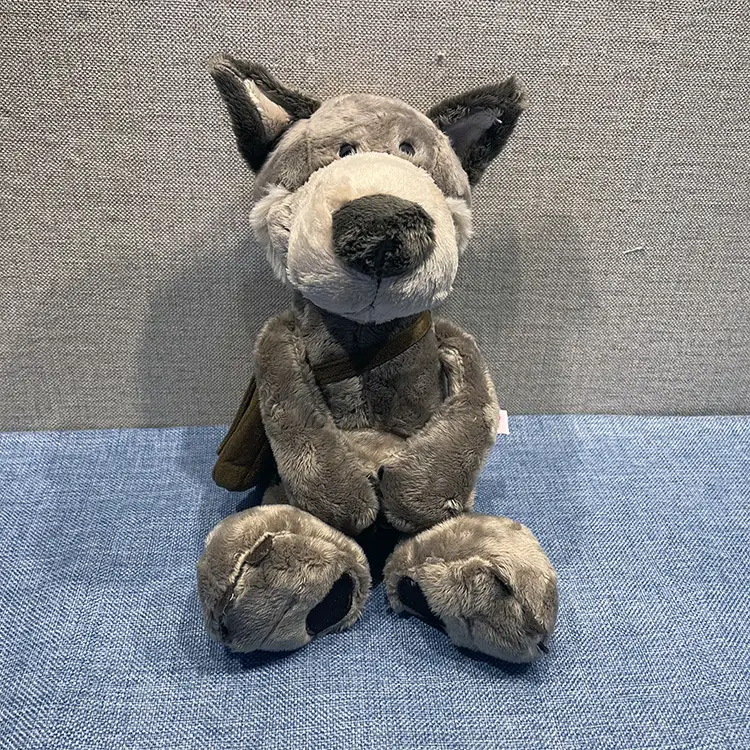 Cute Little Wolf Velvet Doll Ragdoll