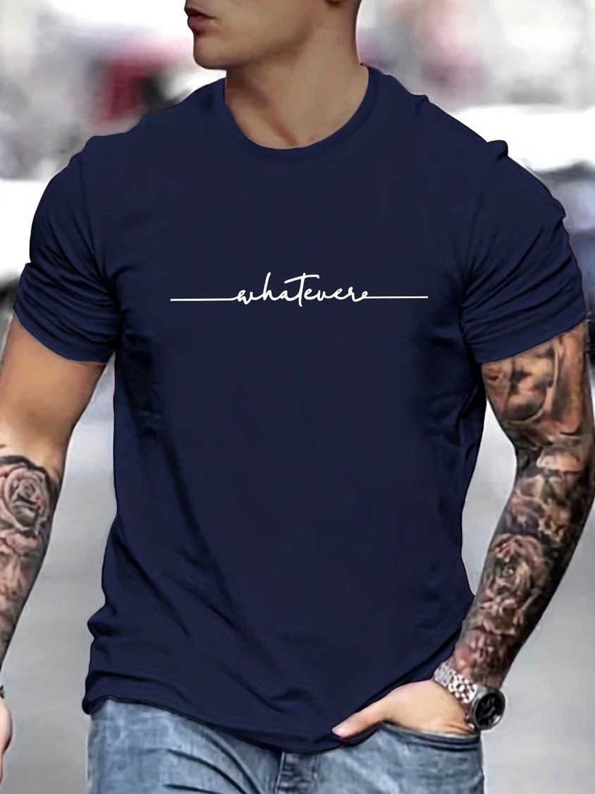 Title 2, Camiseta masculina plus size com estampas engra...