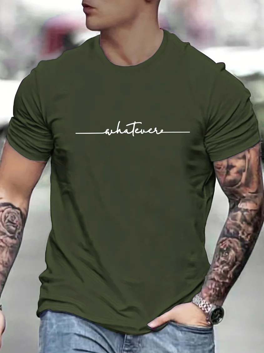 Title 5, Camiseta masculina plus size com estampas engra...