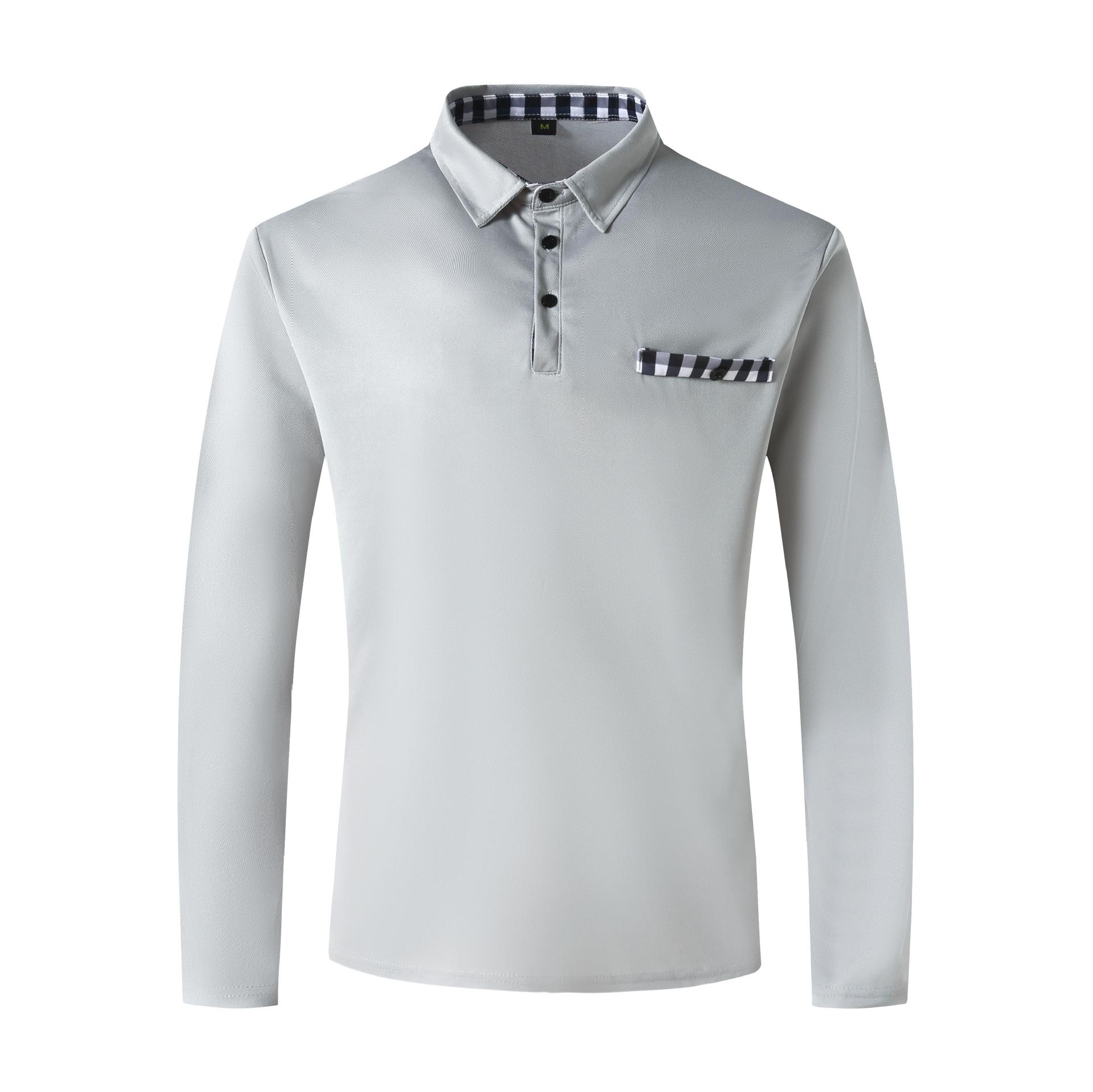 Title 3, Camisa polo esportiva masculina com zíper e lap...