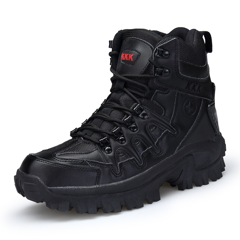 Title 6, Military Combat Boots Outdoor High-top Combat D...