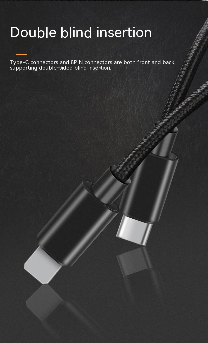 PD Data Cable 20W Fast Charge Line Braided