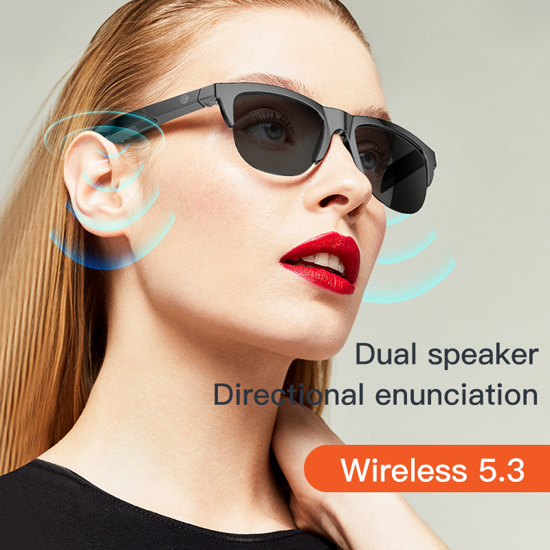 Title 6, Intelligent Bluetooth Glasses Air Conduction