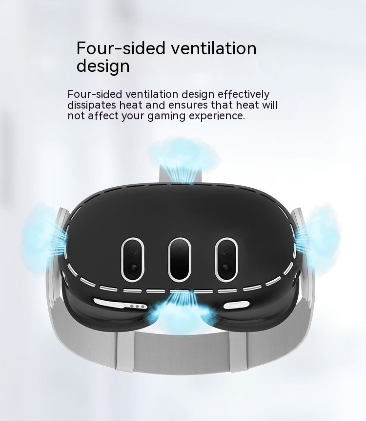 Silicone Dustproof Anti-fall Glasses Vr Accessories Host Protective Cover - Image 5