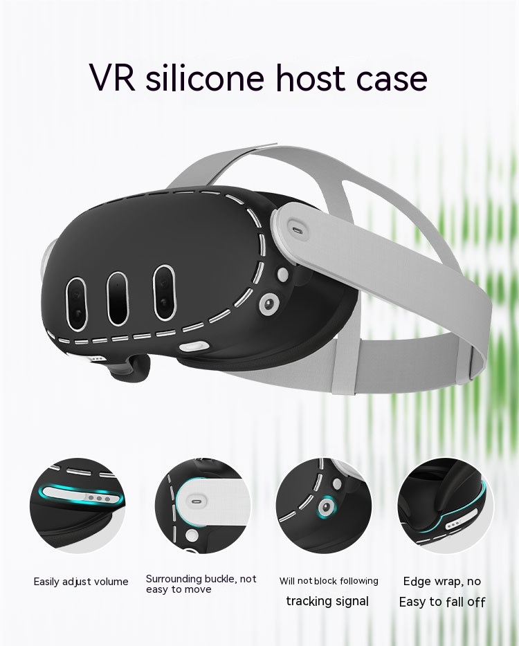 Silicone Dustproof Anti-fall Glasses Vr Accessories Host Protective Cover - Image 2