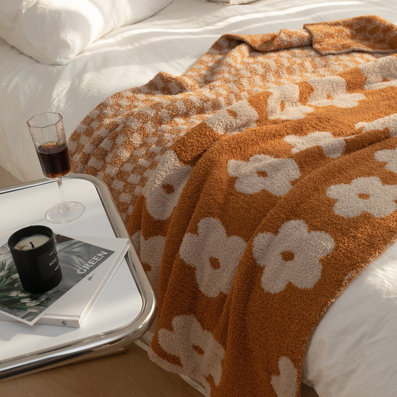 2402180752570320300 - Comfortable Warm Thickened Casual Plaid Blanket