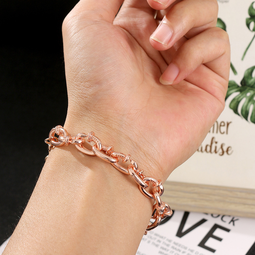 Hip Hop Trend Rap Rap Accessories Nail Personality Nightclub Exaggerated Trendy Men's Bracelet