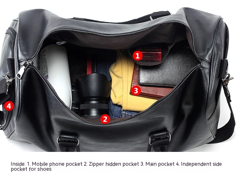 Men Travel Large Capacity Portable Messenger Bag — foto 13