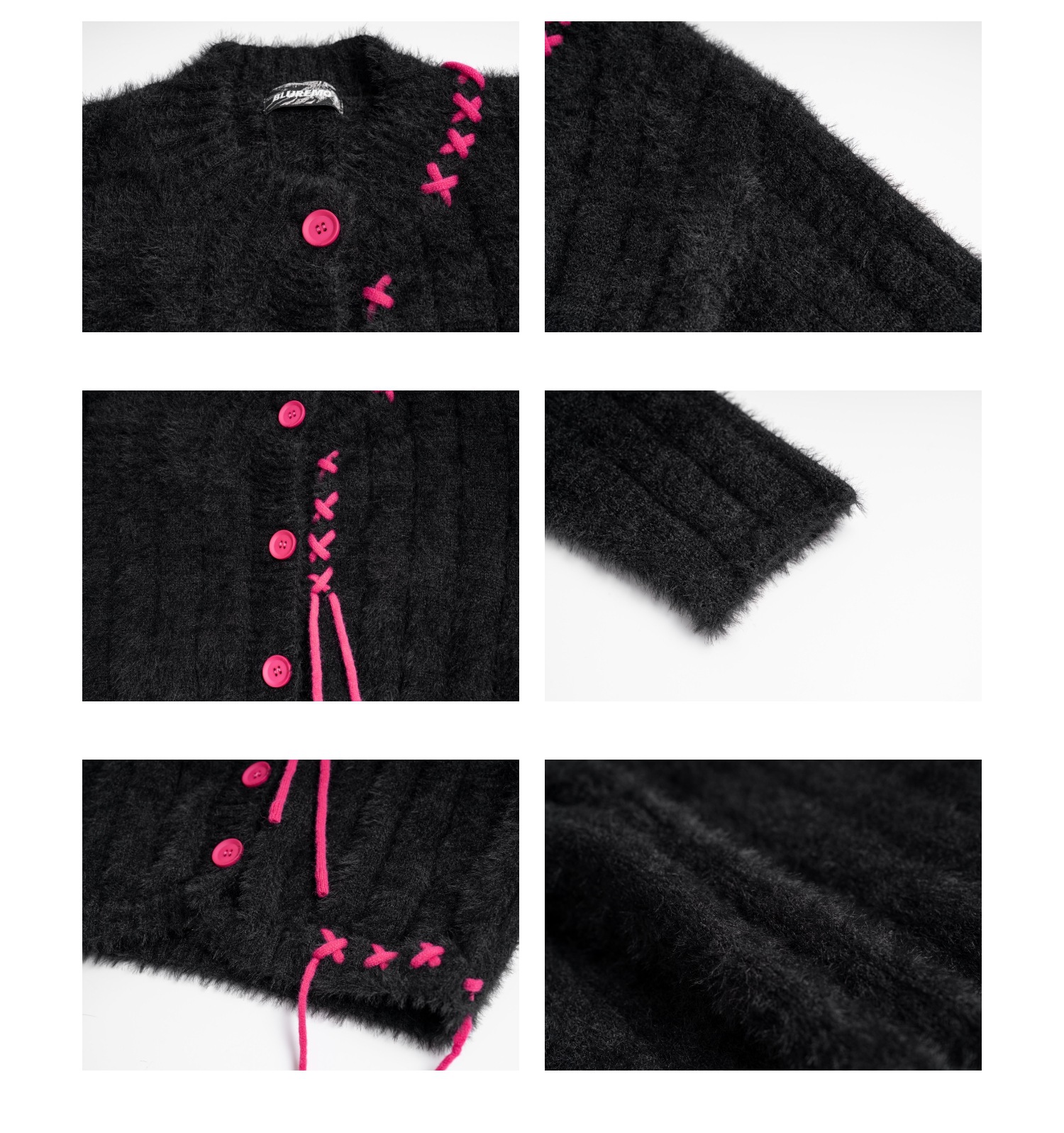 American-style Niche Design Plush Long-sleeved Sweater