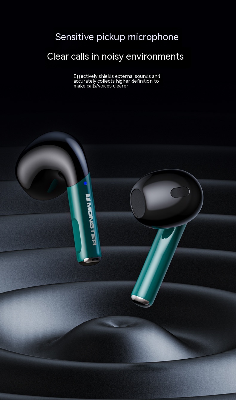 Wireless Semi-in-ear Music Sports Bluetooth Headset - Image 10