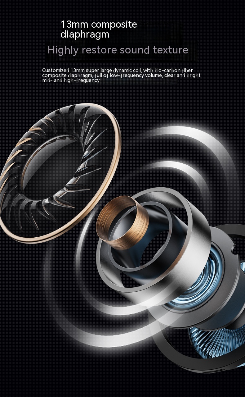 Wireless Semi-in-ear Music Sports Bluetooth Headset - Image 6