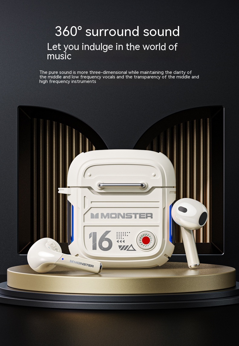 Wireless Semi-in-ear Music Sports Bluetooth Headset - Image 4