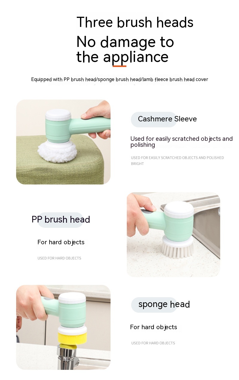 Title 6, Multifunctional Electric Shoe Brush Household S...