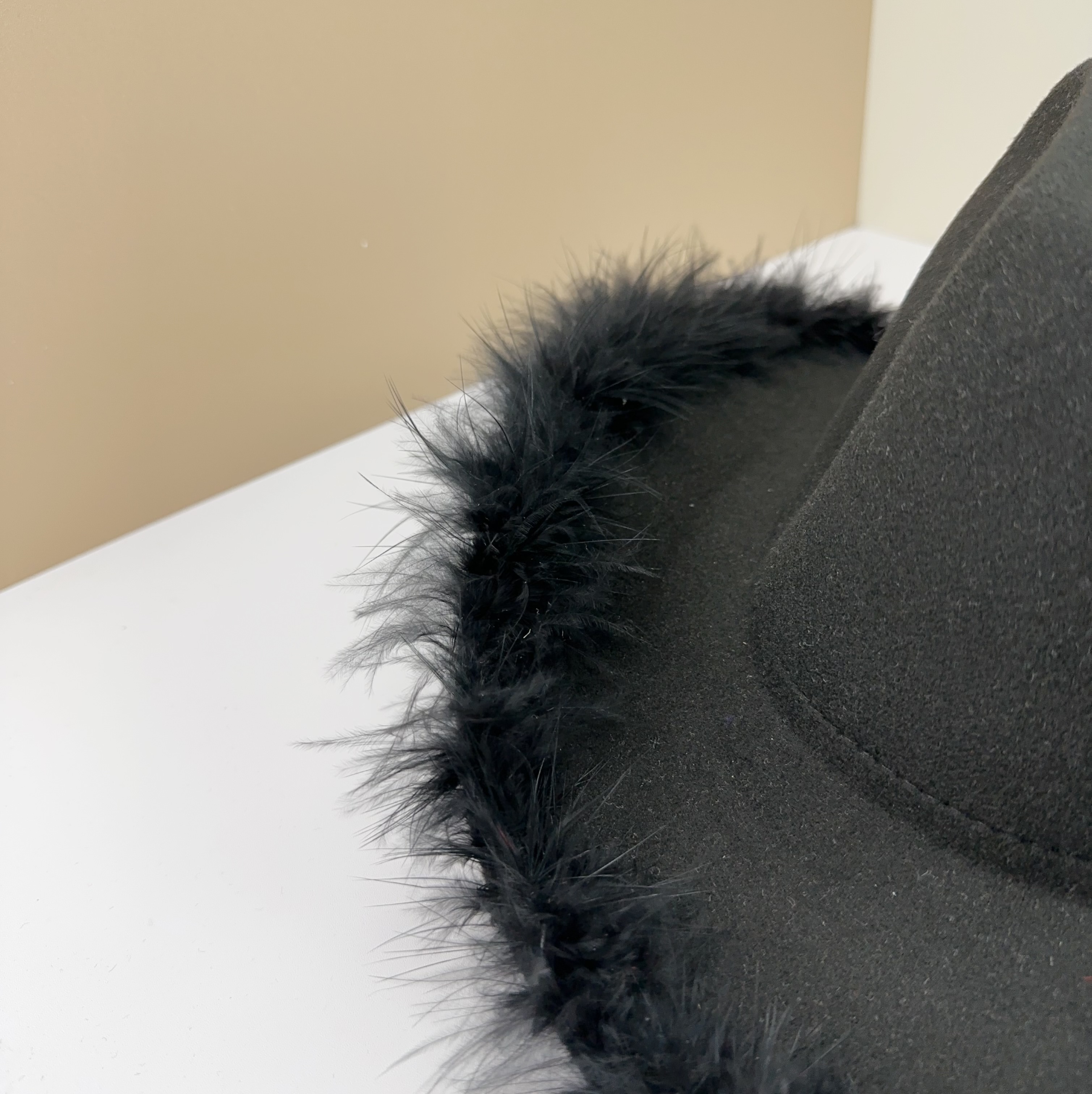 Broad-Brimmed Hat - Feather Brimmed Woolen Hat