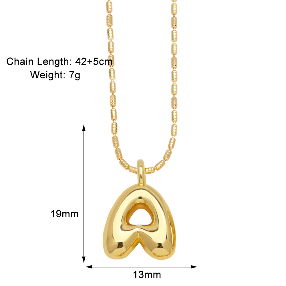 Fashion 26 English Letters Pendant Necklace