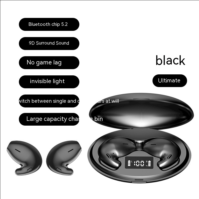 Bluetooth Headset For Bone Conduction True Wireless Non In-ear New - Image 9