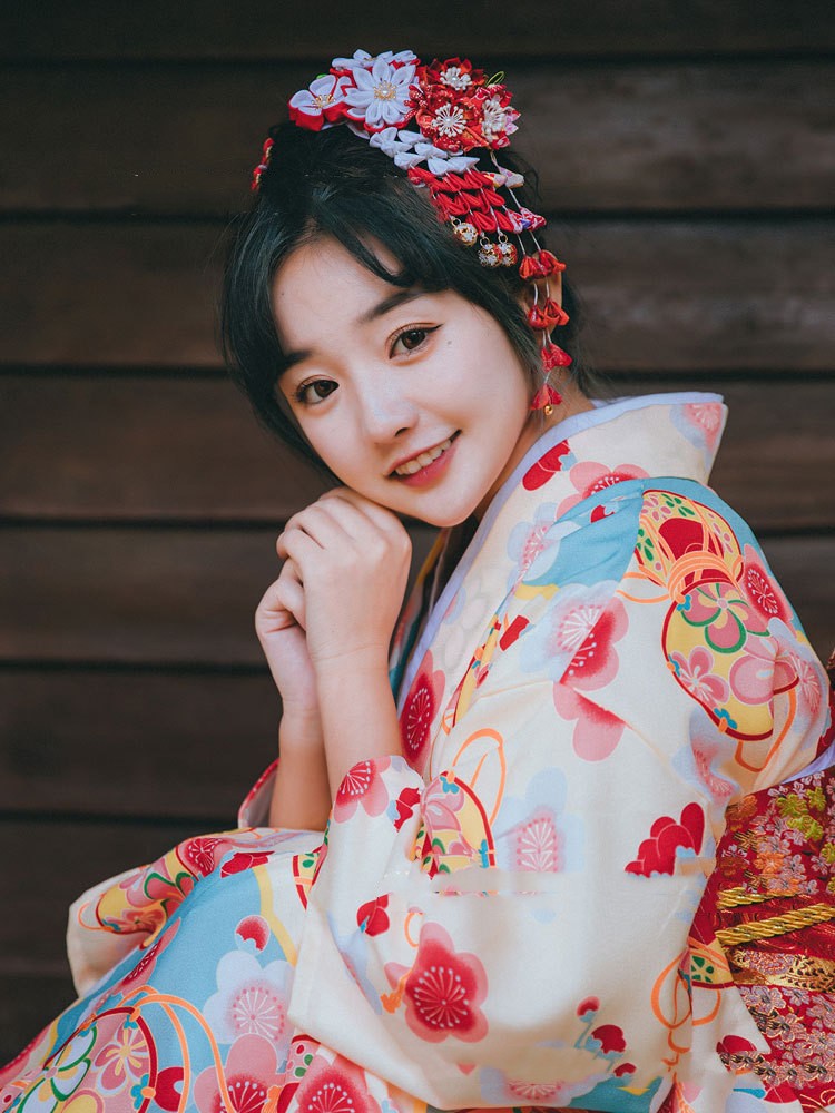 Shenming Girl Formal Dress Traditional Japanese Kimono Dress