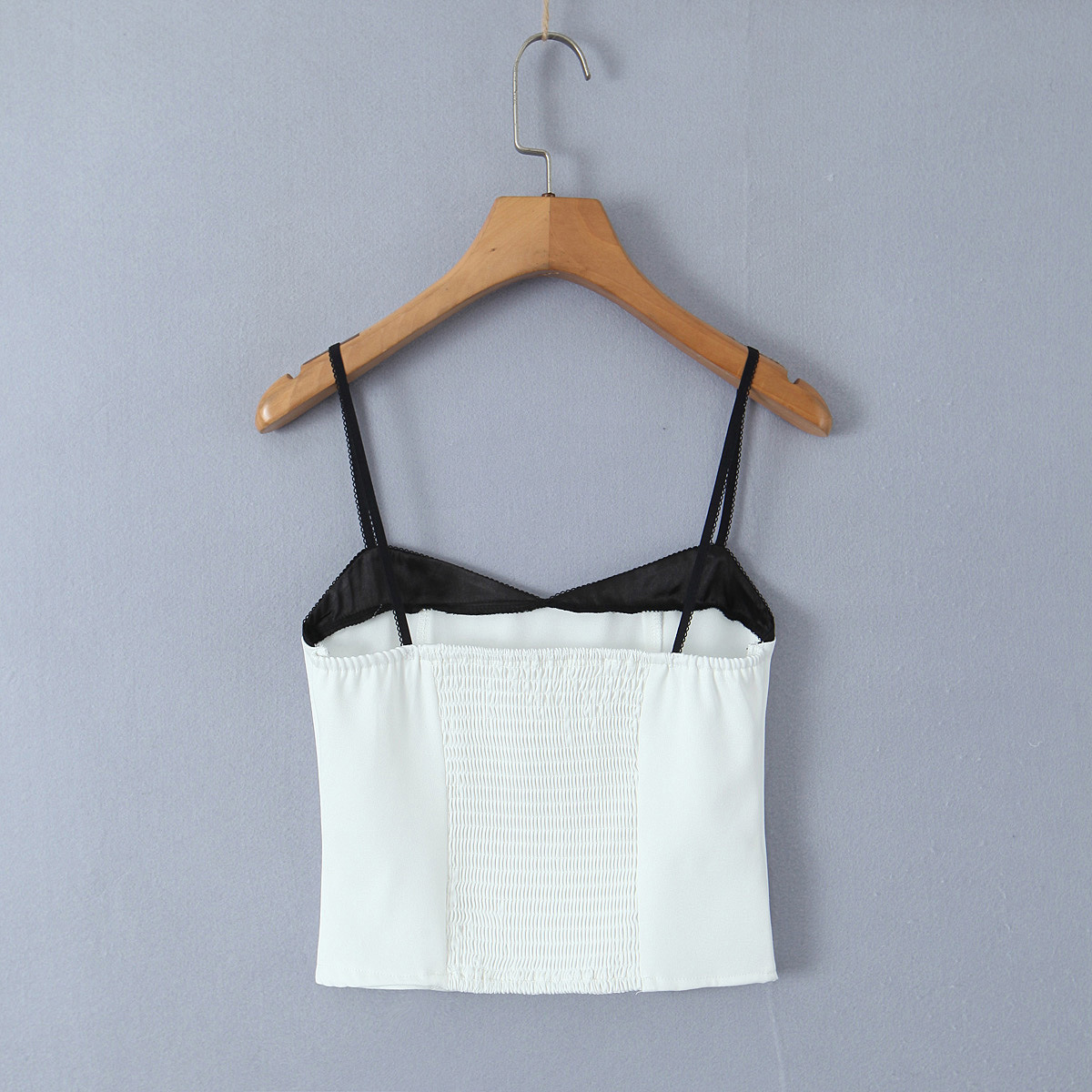 Title 10, Fake Two-piece Color Matching Small Sling Vest ...