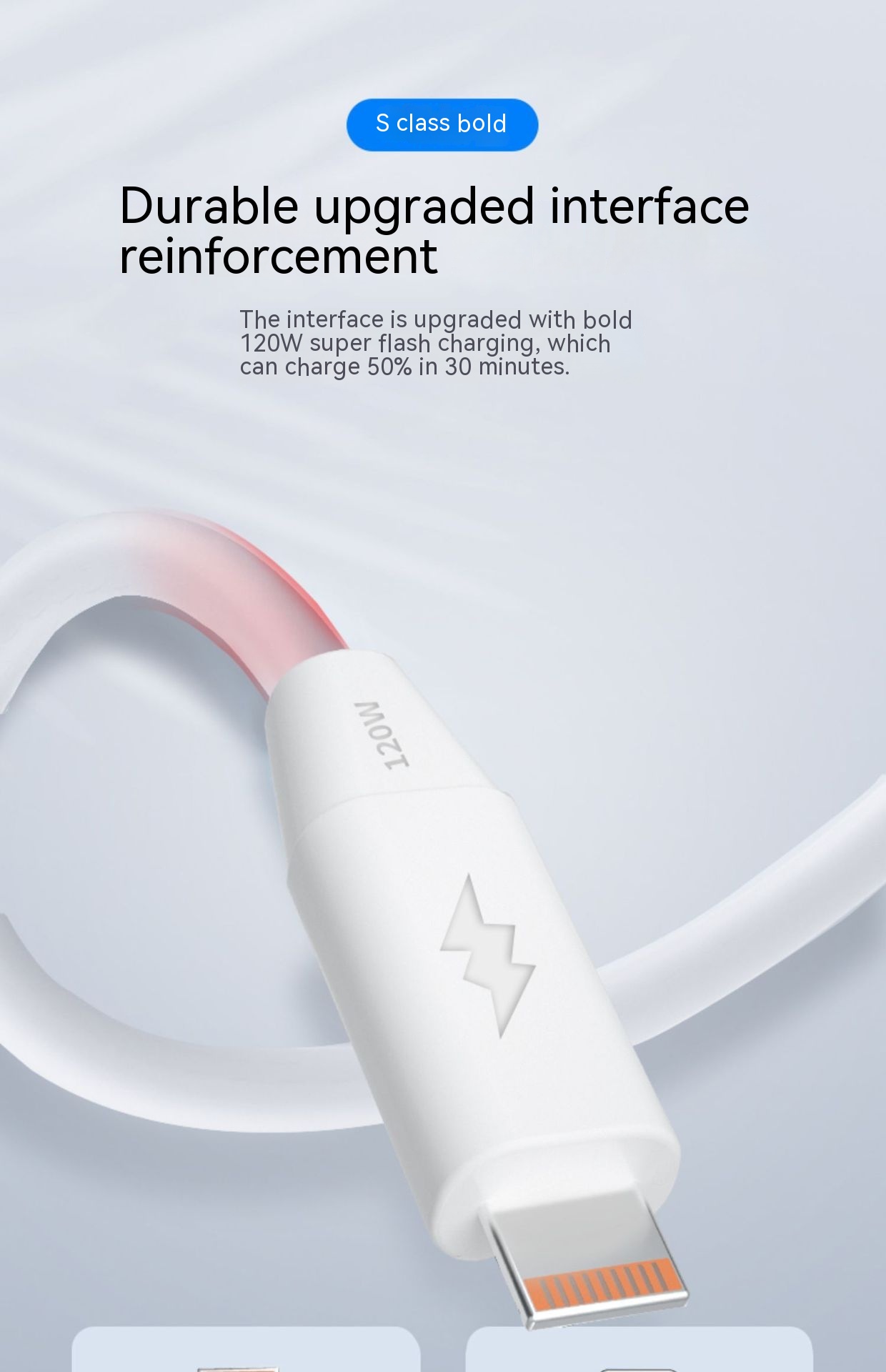 Charging Cable Fast Charging 120W Mobile Phone 6A Bold - Image 10