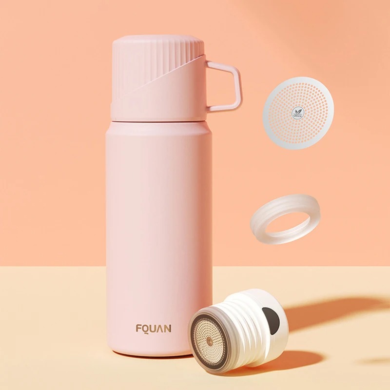 Simple 304 Stainless Steel Tea Water Separation Portable Insulation Cup - Image 13