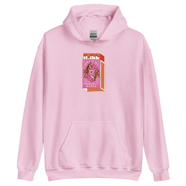 Zeta Tau Alpha Is My Perfect Match Hooded Sweatshirt