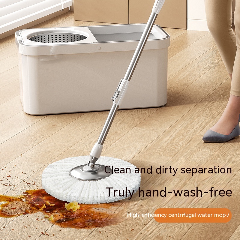Large Stainless Steel Labor-saving Separation Rotating Mop Household