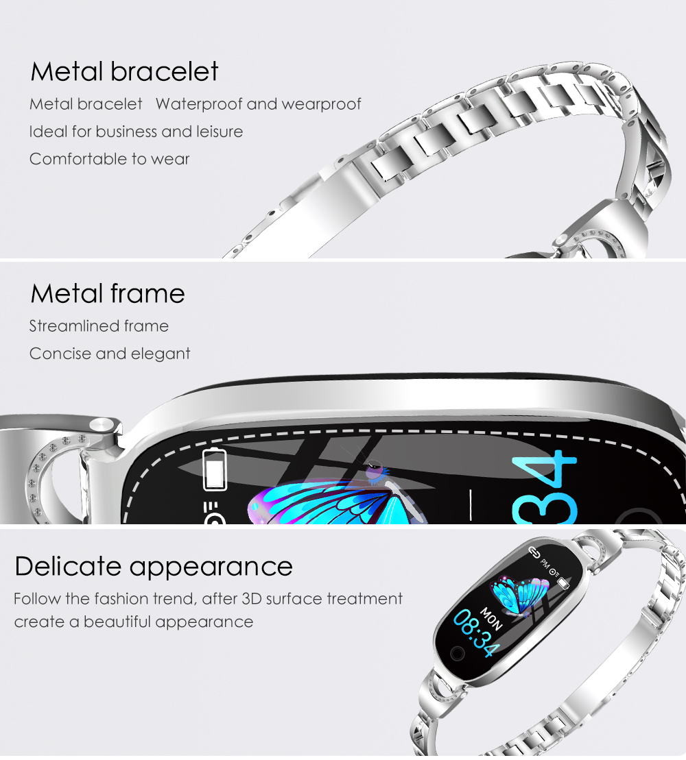 Title 4, F18 Fashion Smartwatch para Mujeres con Correa ...