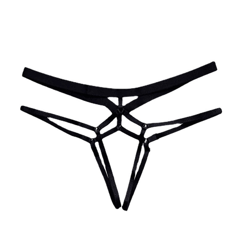 Title 2, Womens Transparent Hip Lace-up Sexy Open Under...