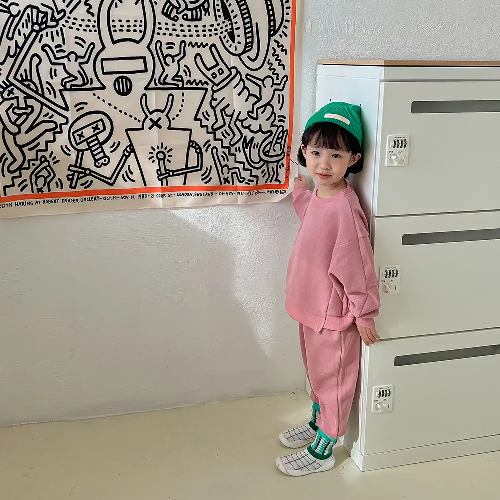 Children's Spring And Autumn Fashionable Korean Style Sports Suit