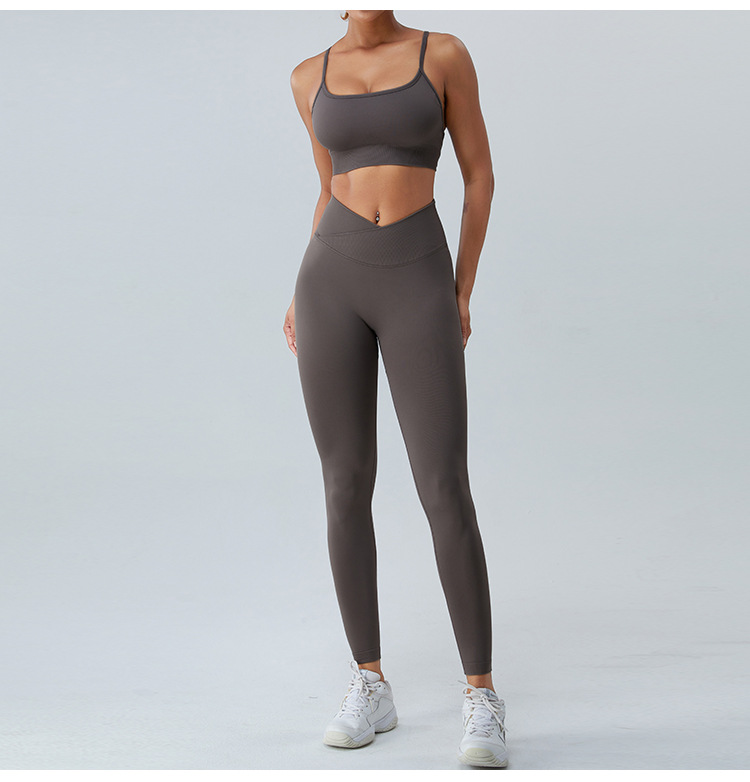 Title 15, Seamless Nude Feel Yoga Clothes Womens Quick-d...