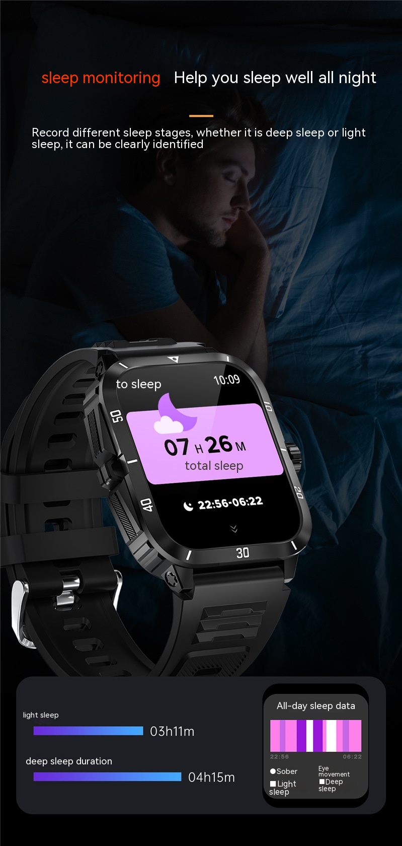 Smart Watch Outdoor Sports Bluetooth Calling