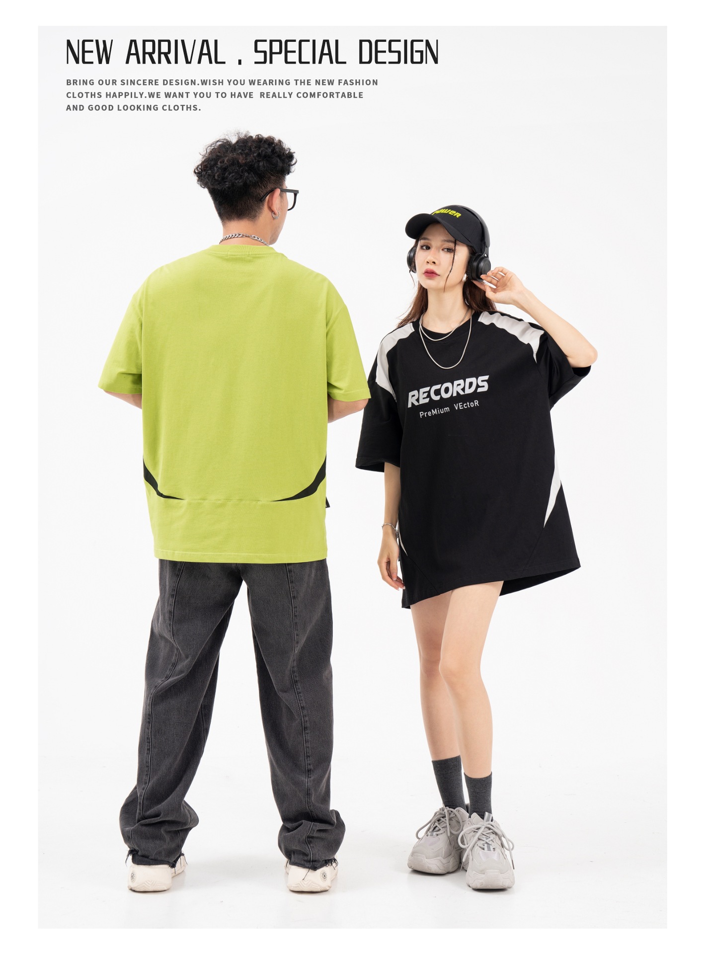 Deconstruct Patchwork Assorted Colors Printed Short Sleeve