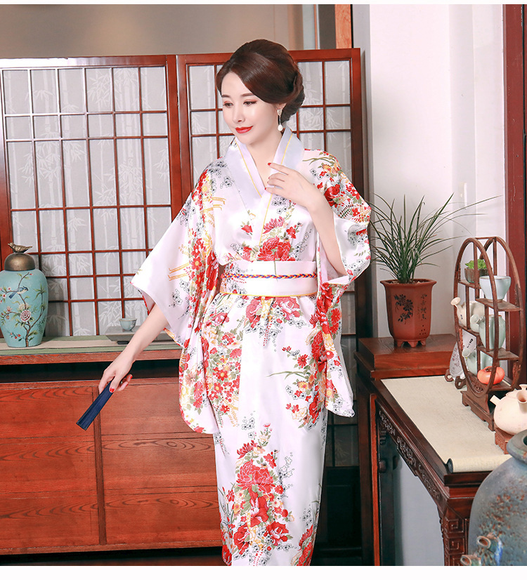 Title 8, New Summer Silk Cherry Blossom Nightdress Home ...