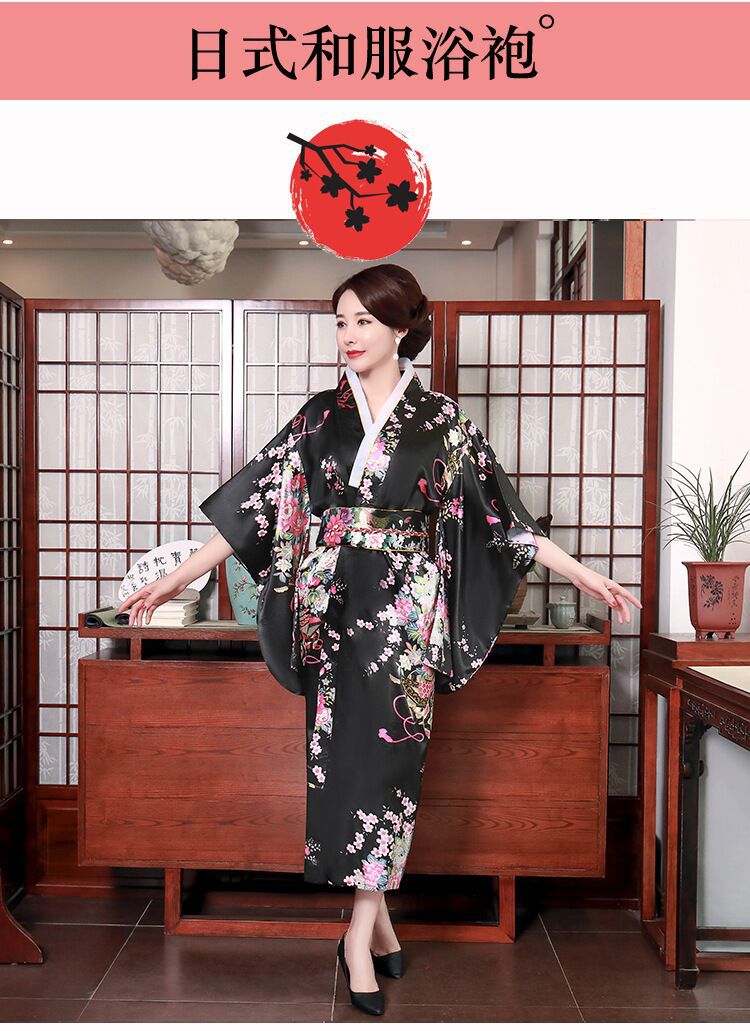 Title 9, New Summer Silk Cherry Blossom Nightdress Home ...