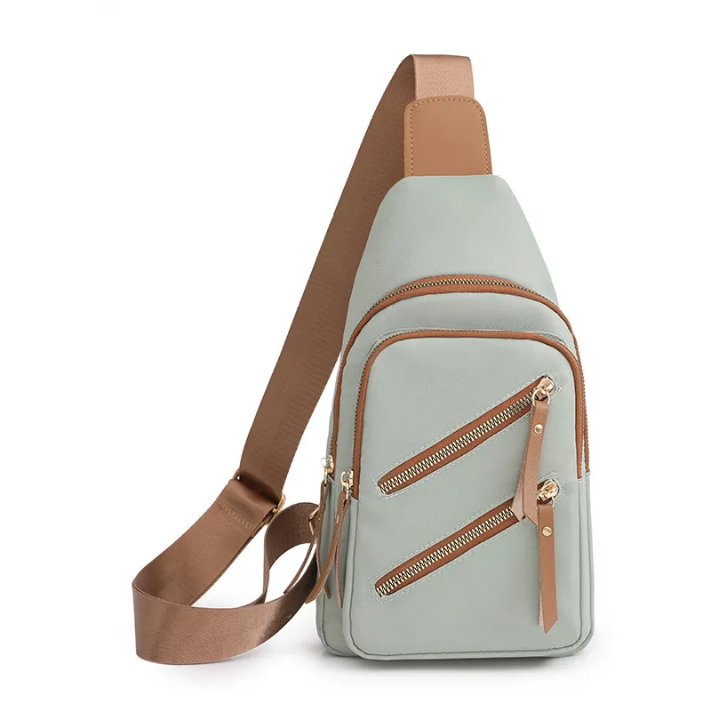 New Casual All-match Chest Bag Women - Green