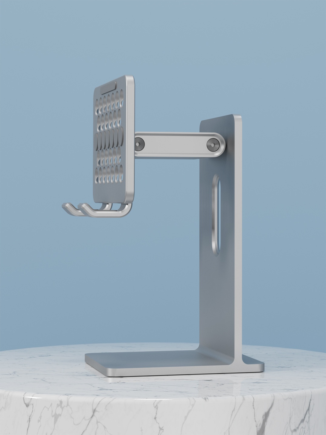 Flat Computer General Support Adjustable Lifting Mobile Desktop Stand - Image 10