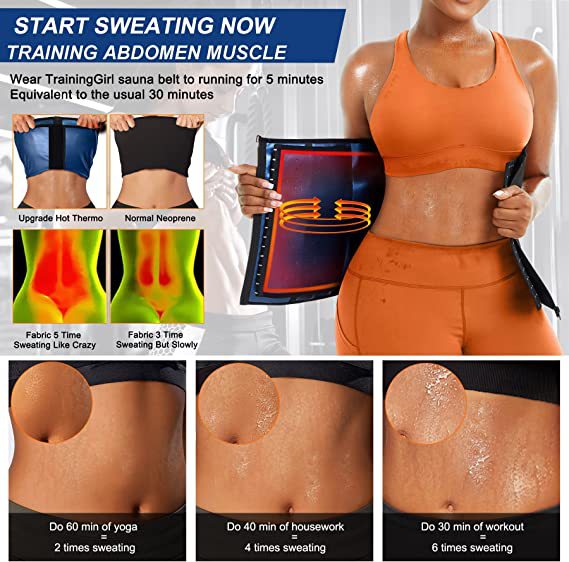 Title 3, Sports Waist Shaping Breasted Belly Belt Neopre...