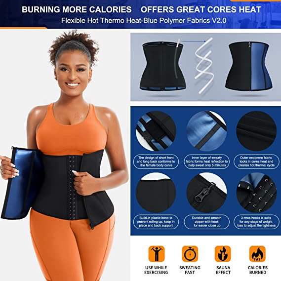 Title 4, Sports Waist Shaping Breasted Belly Belt Neopre...