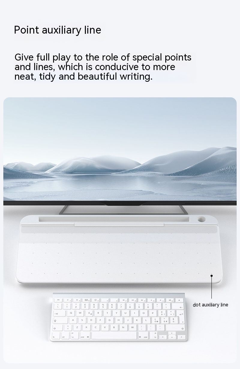 Computer skrivebord tastatur bærbar Erasable Message Note - Miniatyr 10