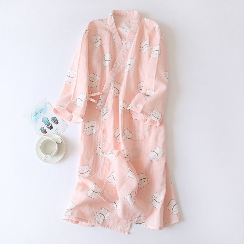 Title 7, Women Bathrobe Nightdress Long Sleeve Nightgown...