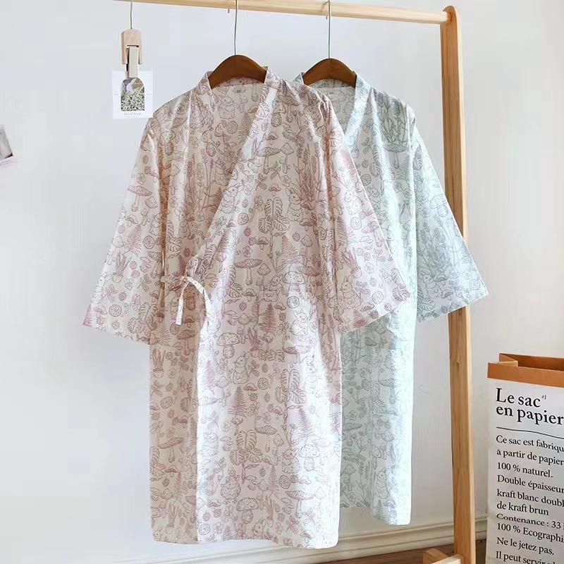 Title 19, Women Bathrobe Nightdress Long Sleeve Nightgown...