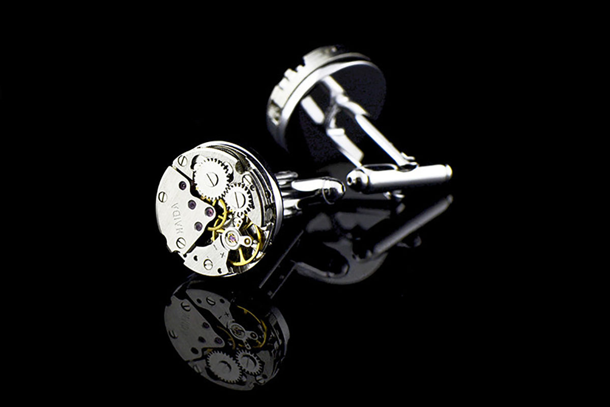 Mechanical Movement French Shirt Cufflinks — foto 8