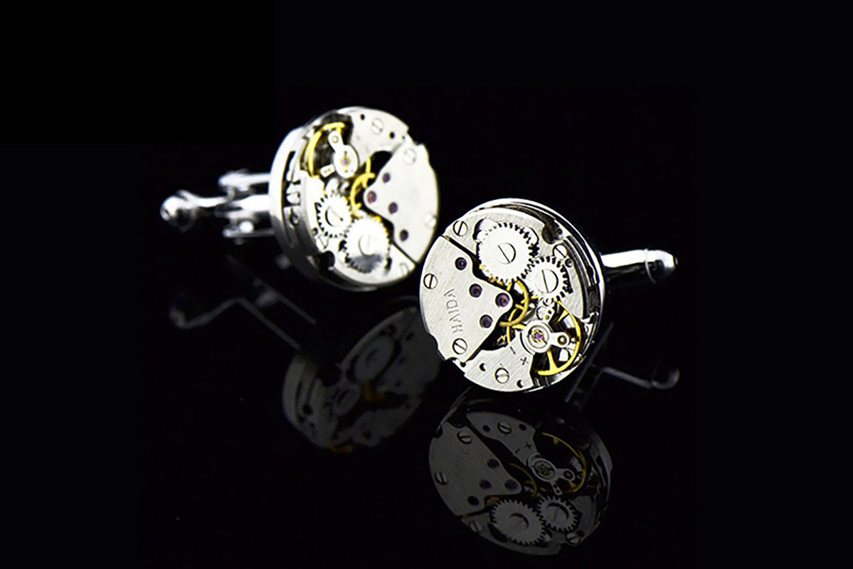 Mechanical Movement French Shirt Cufflinks — foto 3
