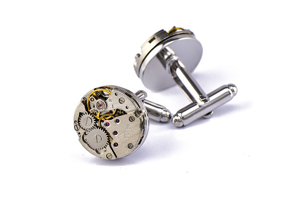 Mechanical Movement French Shirt Cufflinks — foto 4